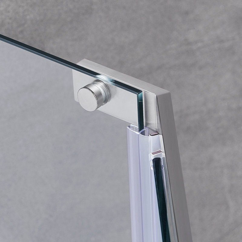 Ove Decors 38" W x 38" D x 75" H Framed Neoangle Corner Shower Kit